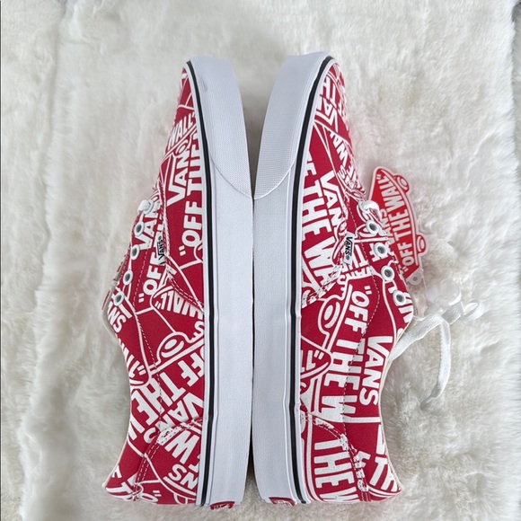 Vans mens Doheny 'OTW Repeat' Red and white  Sneakers - Picture 4 of 6